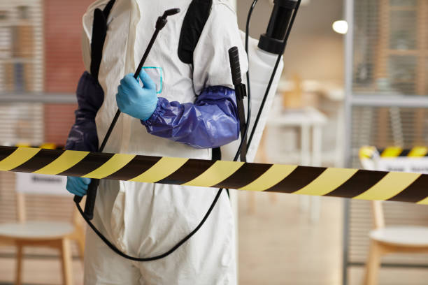 Professional Biohazard Cleanup technician working in Lakewood, NJ